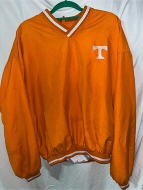 Vintage Planet Athletics Tennessee Volunteers Pullover Jacket Orange Vols XL 25"